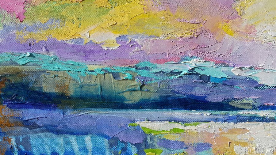 Evening symphony Drawing - Viktoria Lapteva