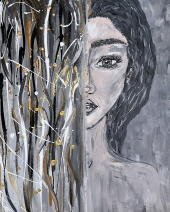 Живопись "Душа", живописец Яна Петрова акрил холст в Jose Art Gallery