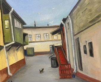 Живопись "Старая Одесса: Взгляд Из прошлого", живописец Віктор Віноградов масло холст в Jose Art Gallery