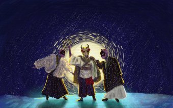 Digital Art "Winter has brought snow to Malanka" by digital artist Olai at Jose Art Gallery