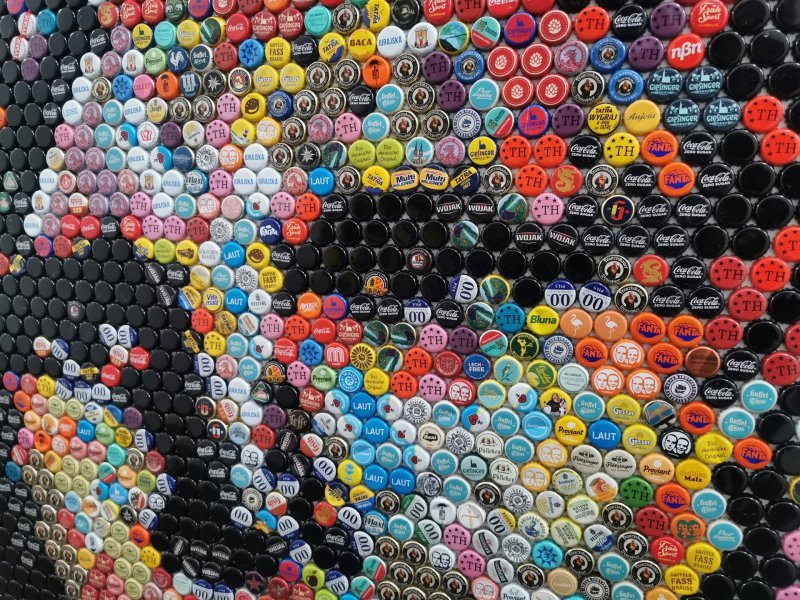 Imagen adicional 4: Abstracción Retrato Escultura "Herbert Grönemeyer - Bochum", escultor Henning Leuschner Técnica mixta 