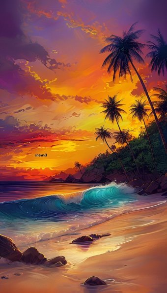 EL ENCANTO DE UN ATARDECER TROPICAL