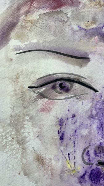 Ultraviolet Drawing - Katerina Anchugova - Jose Art Gallery
