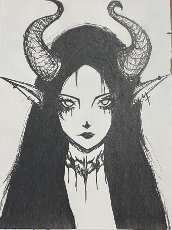 Dark.
