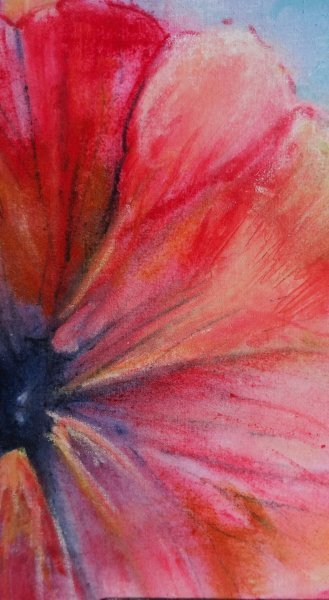 Additional view 8: Impressionism Flower Painting Looking towards the sky by painter Davide Rodoquino ink canvas 
