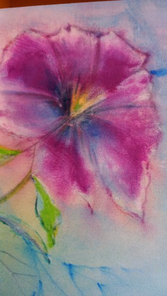 Additional view 6: Impressionism Flower Painting Looking towards the sky by painter Davide Rodoquino ink canvas 