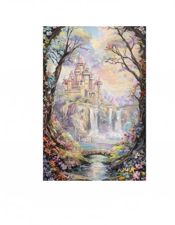 Arte digital "ESPEJISMO DEL CASTILLO", artista digital Viktoriya Denisenko en Jose Art Gallery