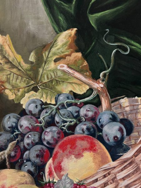 Additional view 1: Realism Still-Life Painting English still life by painter cibuklia gouache paper 