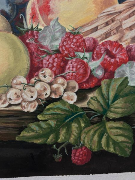 Additional view 2: Realism Still-Life Painting English still life by painter cibuklia gouache paper 