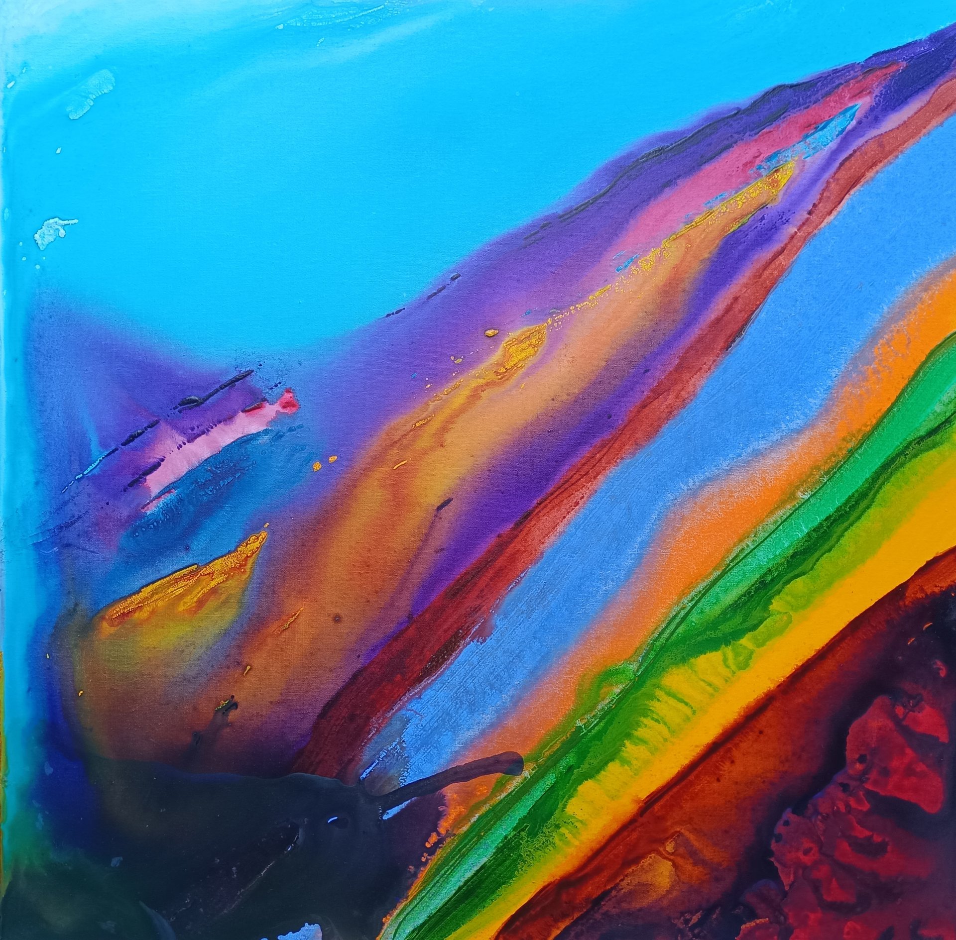Disintegration Painting by Davide De Luca - Jose Art Gallery