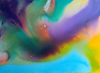 Painting "Genesis" by painter Davide De Luca acrylic canvas at Jose Art Gallery