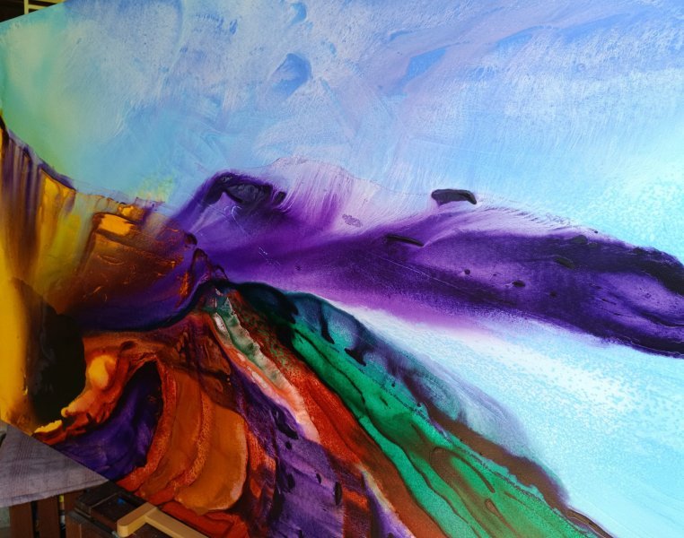 Parallel Worlds Painting by Davide De Luca
