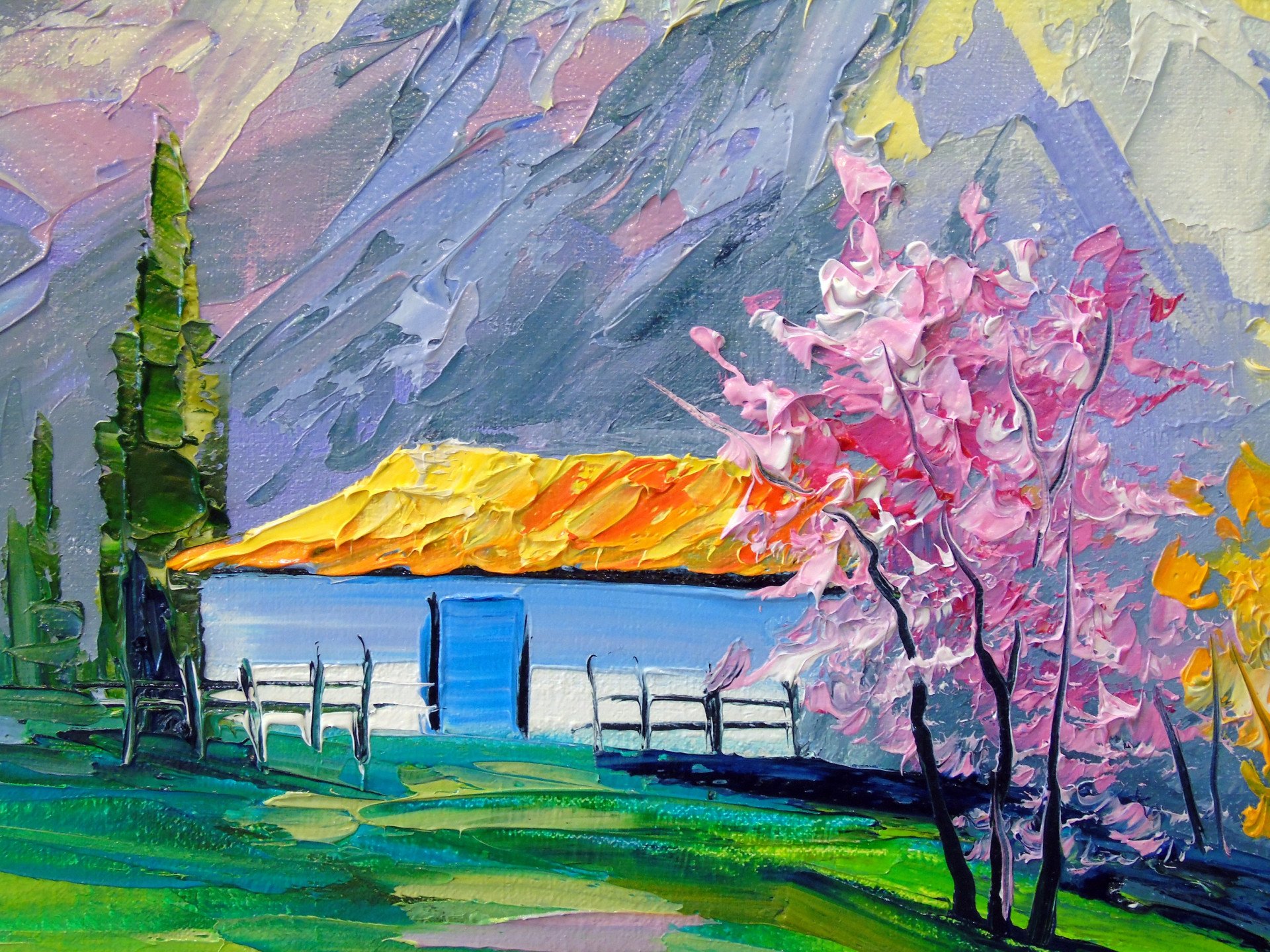 Картина «Весна в горах», Ольга Дарчук - Jose Art Gallery