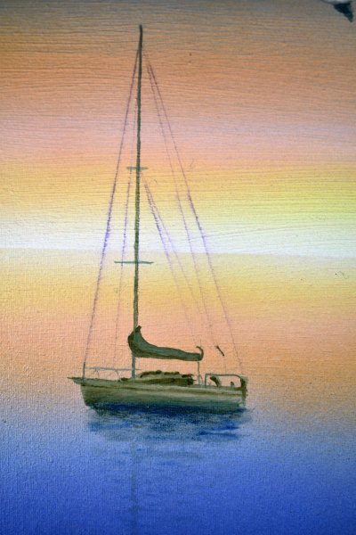 Additional view 2: Art Deco Marine Art Painting Painting Still Life by painter Victor Ovcharenco acrylic canvas 