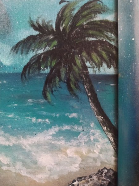 Additional view 6: Fine Art Marine Art Painting Surf by painter RishkevychArt acrylic cardboard 