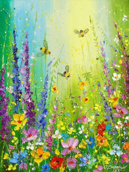 Honey morning Painting by Olha Darchuk - Jose Art Gallery