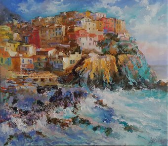 Cinque Terre Manarola village