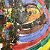 Mosaïque de couleurs mythiques - painting