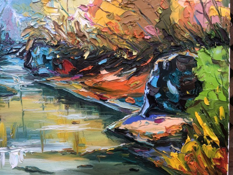Autumn river Photography - Bohdan Vynarchyk