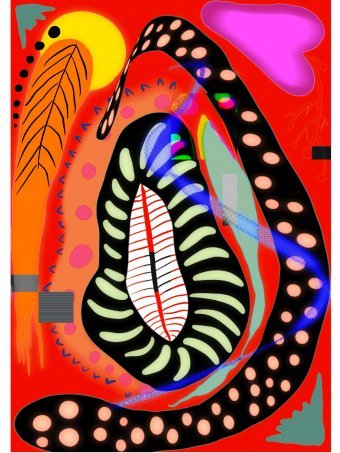 Digital Art "What Nature tells us" by digital artist Laura Niemeier at Jose Art Gallery