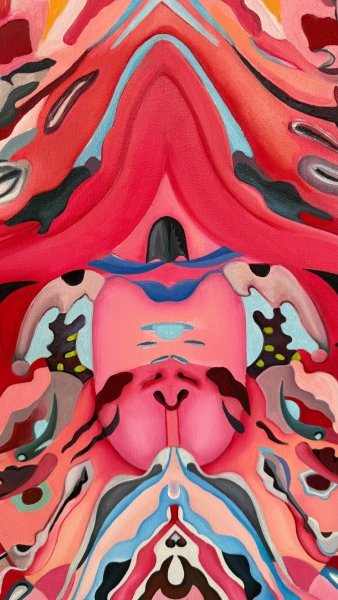 Дополнительное изображение 1: Сюрреализм Мифологический Живопись "Piglet Reverie" живописец Constantin Roucault масло холст 