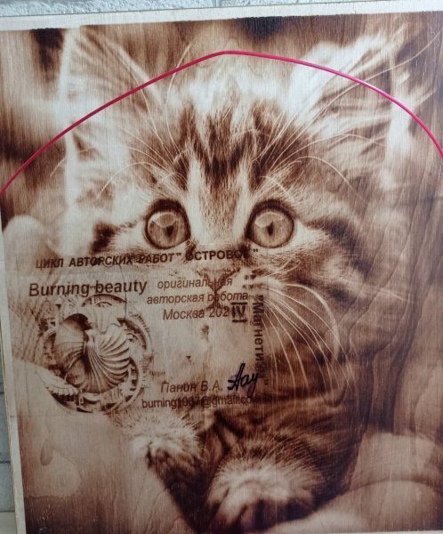 Immagine aggiuntiva 4: Fotorealismo Animalistico Pittura "Berkana: Positivo e Magnetismo", pittore BURNING BEAUTY tecnica mista legno 