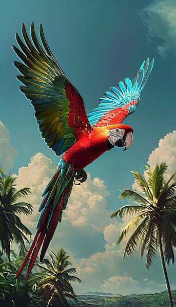 Imagen adicional 1: Pinturas Naturaleza muerta Arte digital "Rosas: vuelo de belleza", artista digital Viktoriya Denisenko 