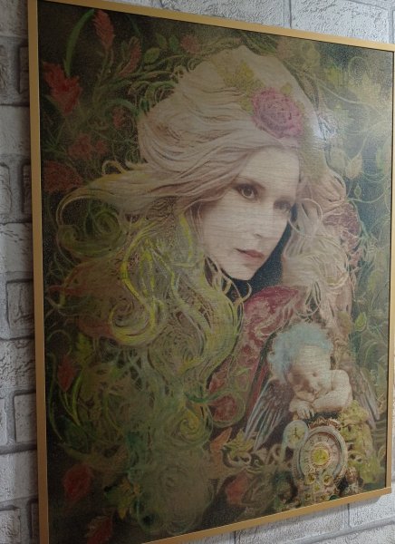 Additional view 2: Academic Art Mythological Painting Life Magic of Eternity by painter BURNING BEAUTY mixed method wood 