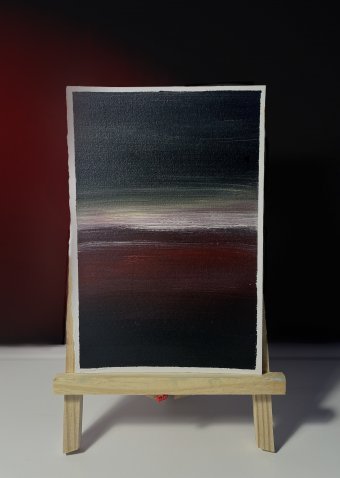 Painting "AstroLuce" by painter Giuliana Gervasio acrylic paper at Jose Art Gallery