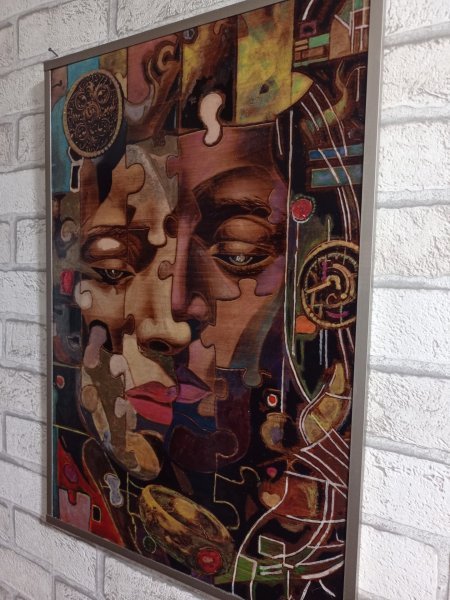 Additional view 2: Pop Art Mythological Painting Puzzles. Magical charm by painter BURNING BEAUTY mixed method wood 