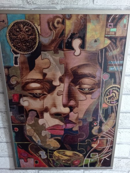 Additional view 3: Pop Art Mythological Painting Puzzles. Magical charm by painter BURNING BEAUTY mixed method wood 