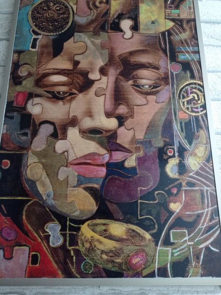 Additional view 4: Pop Art Mythological Painting Puzzles. Magical charm by painter BURNING BEAUTY mixed method wood 