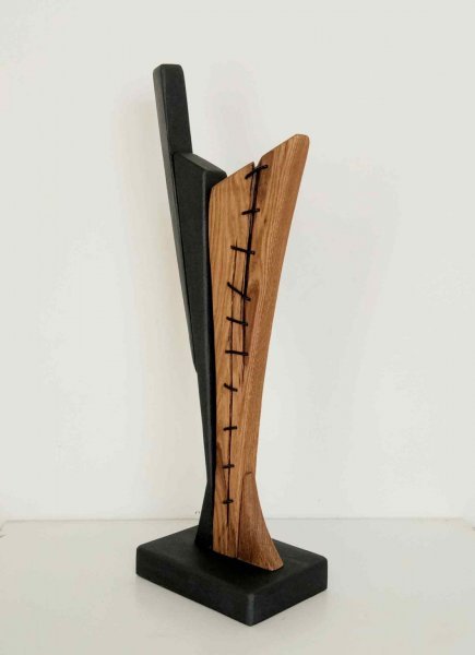 Dodatkowy obraz 3: Abstrakcja Symboliczny Rzeźba "Ranne Formy 2", rzeźbiarz Anna e Daniele Beltrame A+D Art Drewno 