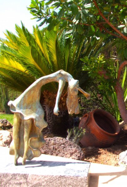 Додаткове зображення 1: Абстракція Портрет Скульптура "Танцівниця", скульптор Zita Abreu Бронза 