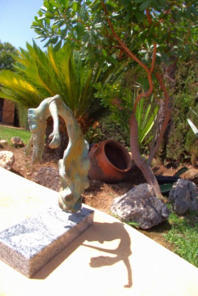 Додаткове зображення 4: Абстракція Портрет Скульптура "Танцівниця", скульптор Zita Abreu Бронза 