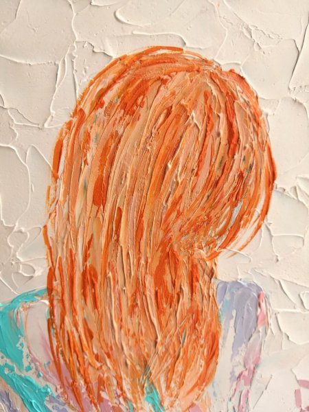 Дополнительное изображение 2: Импрессионизм Ню Живопись "Девушка-3" живописец Людмила Рябкова масло картон 