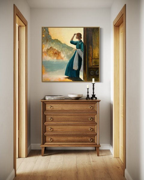 Immagine aggiuntiva 6: Impressionismo Genere Pittura "Attesa infinita", pittore Iryna Bondar acrilico tela 