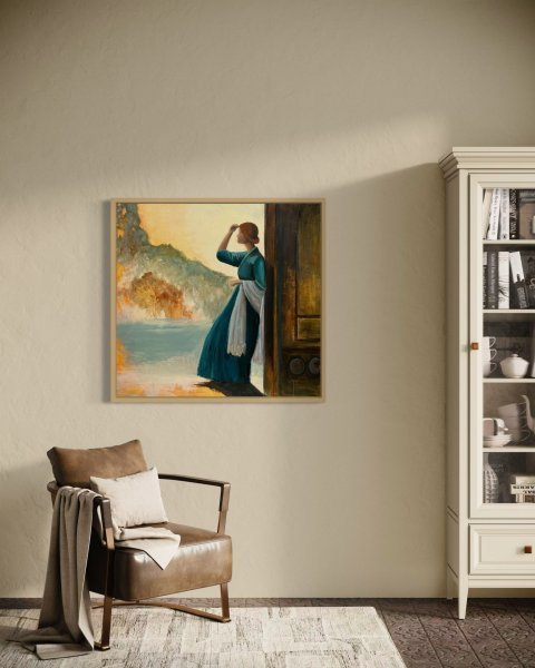 Immagine aggiuntiva 9: Impressionismo Genere Pittura "Attesa infinita", pittore Iryna Bondar acrilico tela 