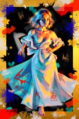 Arte digitale "Sussurri di colore e anima", artista digitale Viktor Levchenko alla Jose Art Gallery