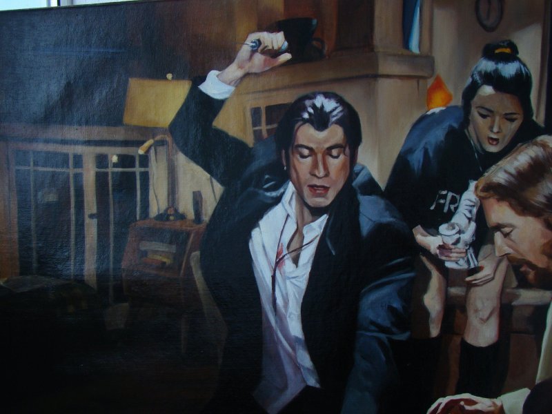 Additional view 9: Realism Genre Painting The Shawshank Redemption by painter Julia Lihina oil fabric 