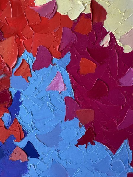 Дополнительное изображение 1: Импрессионизм Пейзаж Живопись "Мерцающая реальность" живописец Людмила Рябкова масло холст 