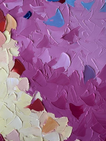 Дополнительное изображение 2: Импрессионизм Пейзаж Живопись "Мерцающая реальность" живописец Людмила Рябкова масло холст 