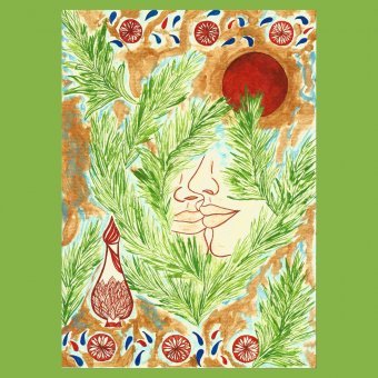 Painting "Flourish Series" by painter Taís Bueno acrylic paper at Jose Art Gallery