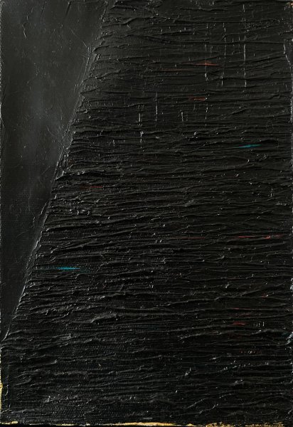 Minimalisme Intérieur Peinture "Nappe Magique" peintre Marina Gorbachova huile toile 