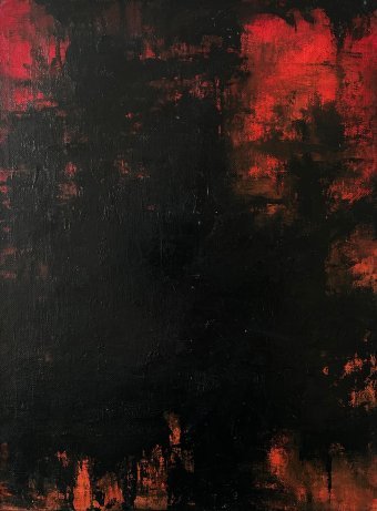 Peinture "OÙ RENCONTRERONS-NOUS L'AUBE", peintre Marina Gorbachova huile toile à la Jose Art Gallery
