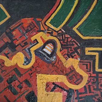 Malerei "Geometrie des Chaos", maler/-in Ivan Ohirmenko Acryl Leinwand in der Jose Art Gallery