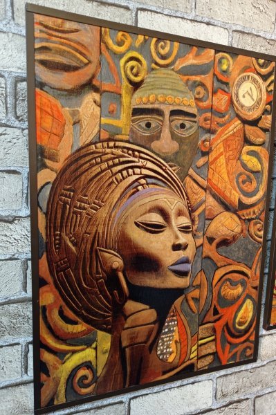 Additional view 3: Pop Art Mythological Painting Sirius. Canis Major System by painter BURNING BEAUTY mixed method wood 