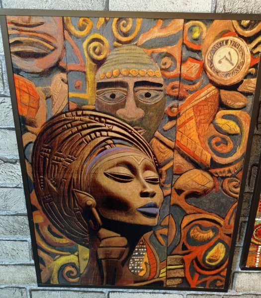 Additional view 5: Pop Art Mythological Painting Sirius. Canis Major System by painter BURNING BEAUTY mixed method wood 