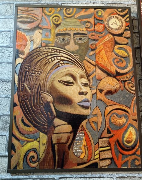 Additional view 6: Pop Art Mythological Painting Sirius. Canis Major System by painter BURNING BEAUTY mixed method wood 