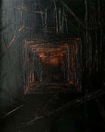Peinture "La voie du magicien", peintre Marina Gorbachova huile toile à la Jose Art Gallery
